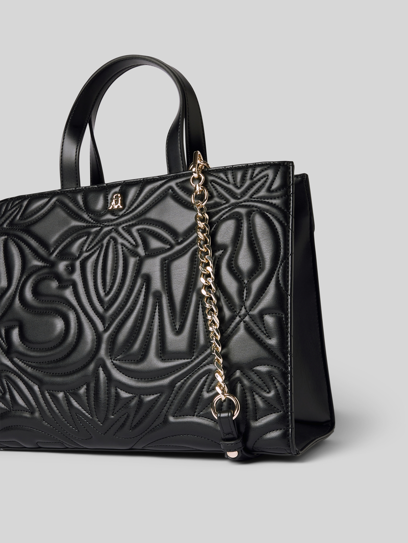 Steve Madden Handtas met doorgestikte naden en labelapplicatie