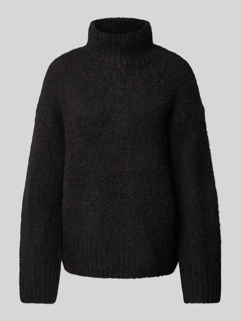 Selected Femme Gebreide pullover met opstaande kraag model 'GABELLA'
