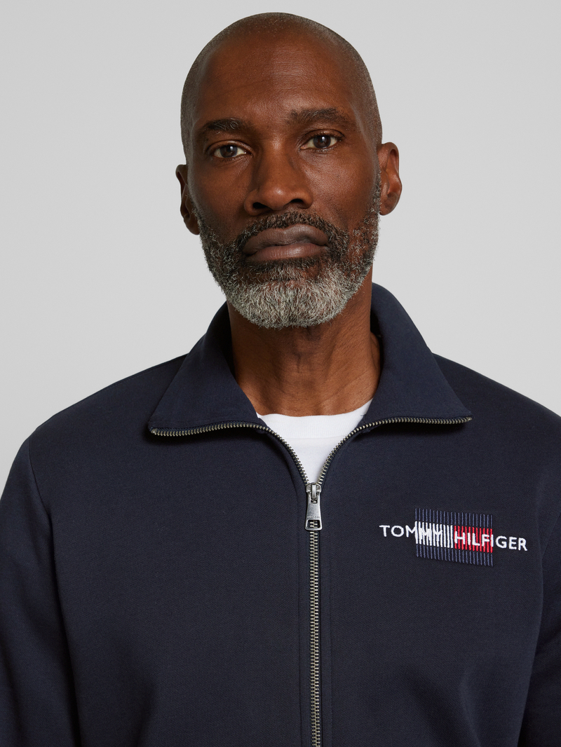 Tommy Hilfiger Sweatjack met opstaande kraag