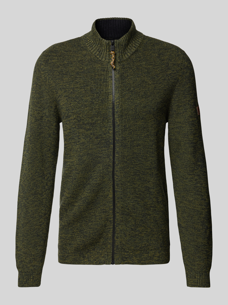 camel active Gebreid jack met ritssluiting