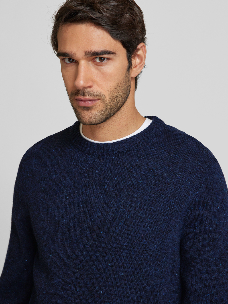 Marc O'Polo Regular fit pullover van tweedgaren