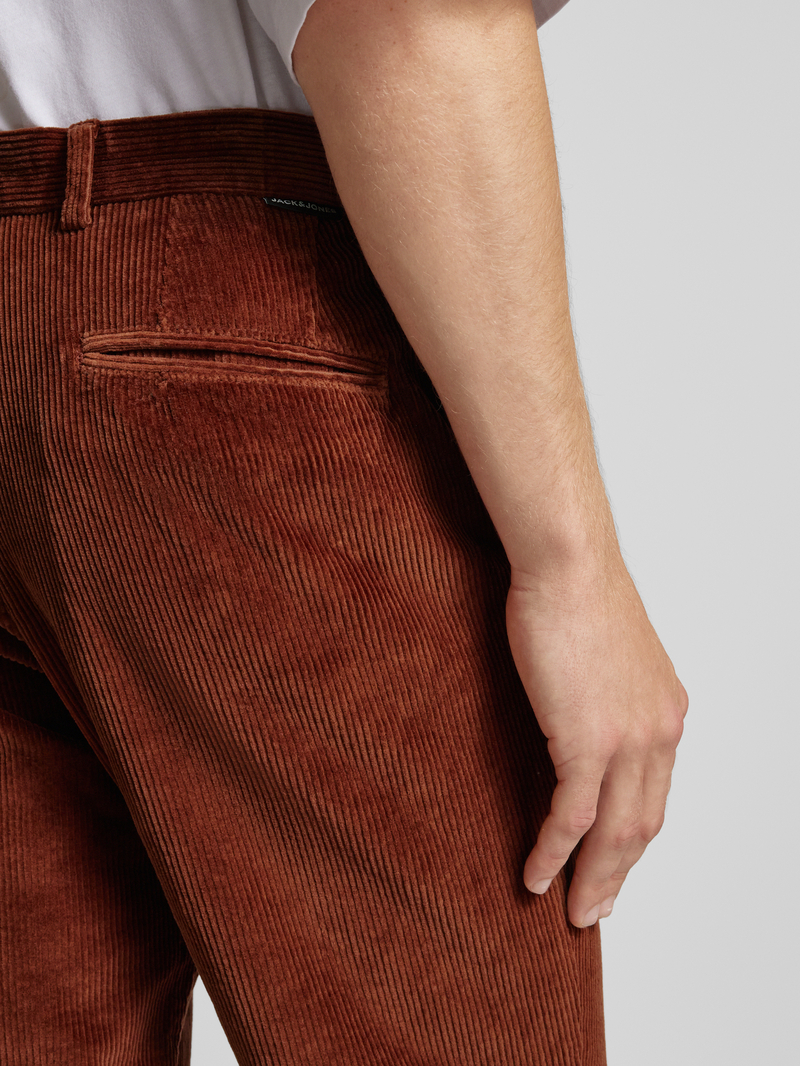 jack & jones Tapered fit corduroy broek met steekzakken model 'CORDUROY'