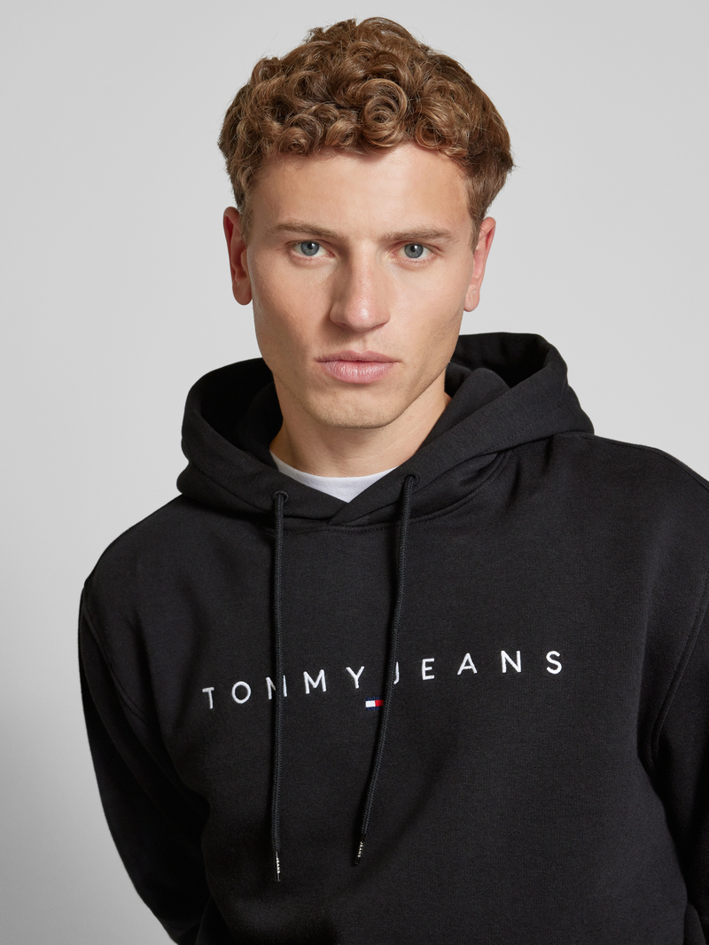 Tommy Jeans Hoodie met labelstitching