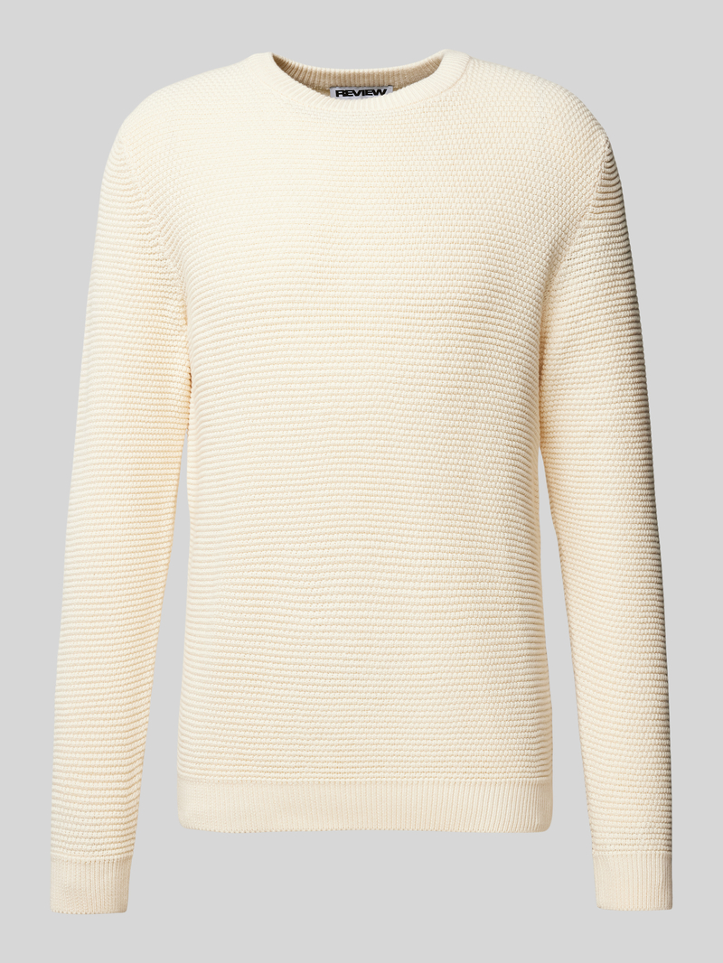 REVIEW Gebreide pullover met ronde hals
