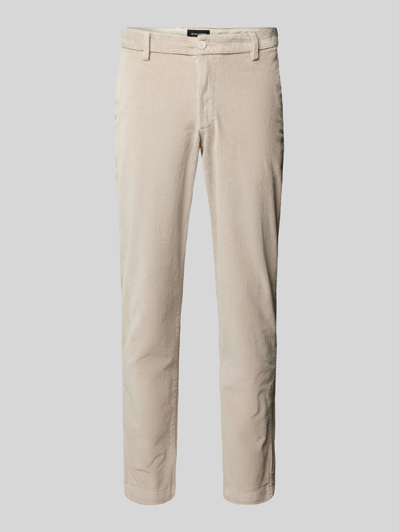 Jack & jones Tapered fit corduroy broek met steekzakken, model 'CORDUROY'