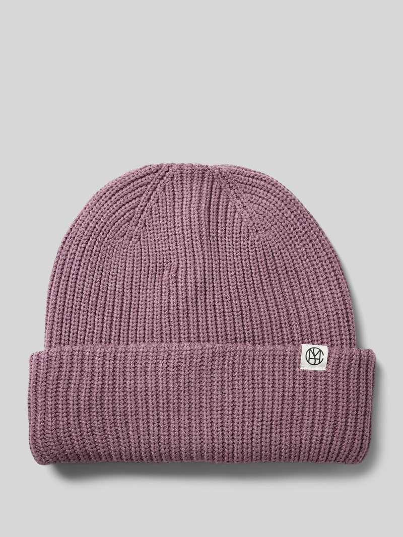 MSCH Copenhagen Beanie met logopatch model 'Galline Rachelle'