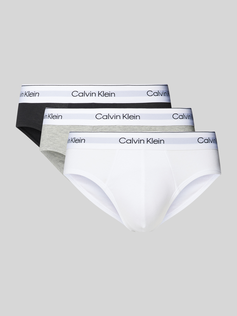 Calvin Klein Underwear Slip met label in band in set van 3 stuks
