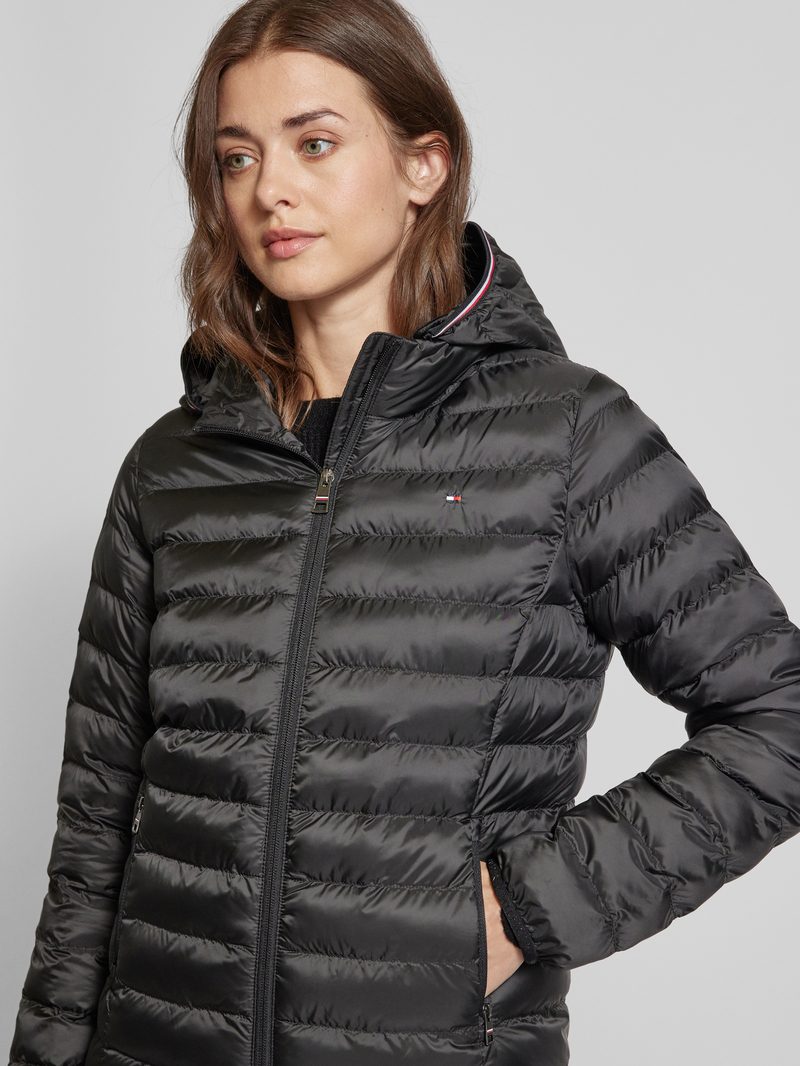Tommy Hilfiger Gewatteerd jack met labelstitching
