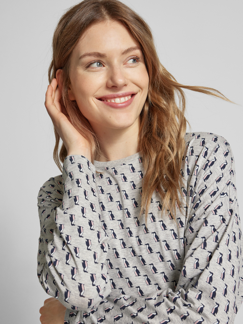 mey Shirt met lange mouwen met oversized schouders