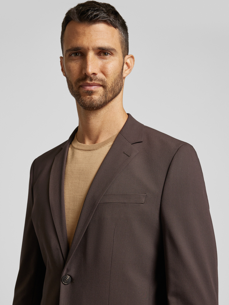 Selected Homme Slim fit colbert met paspelzak op de borst model 'LIAM'