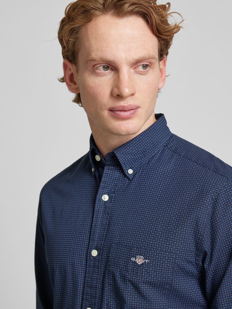 Gant Regular fit vrijetijdsoverhemd met borstzak