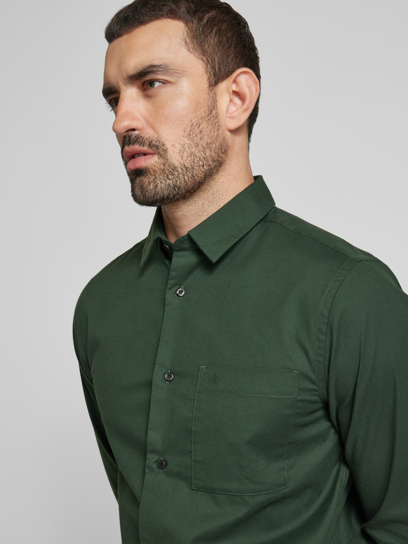 CK Calvin Klein Regular fit vrijetijdsoverhemd met kentkraag