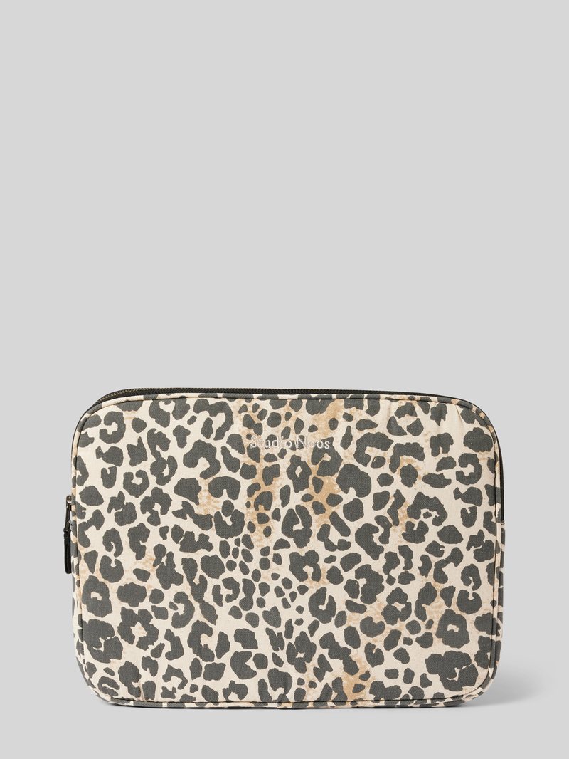 STUDIO NOOS Laptoptas met labelstitching