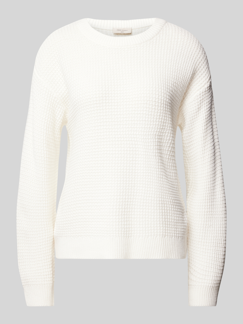 FREE QUENT Gebreide pullover met structuurmotief model 'Cotla'