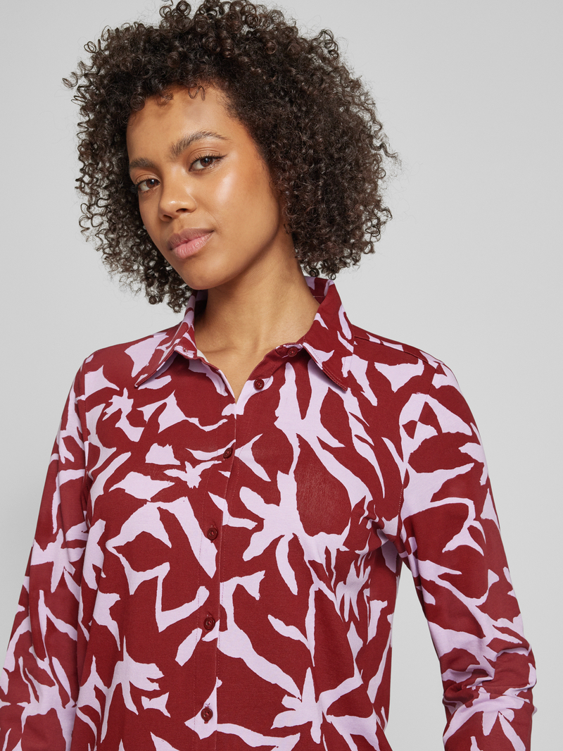 s.Oliver RED LABEL Regular fit blouse met platte kraag