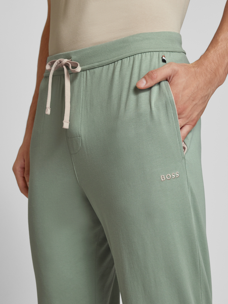 Boss Loose fit sweatpants met tunnelkoord