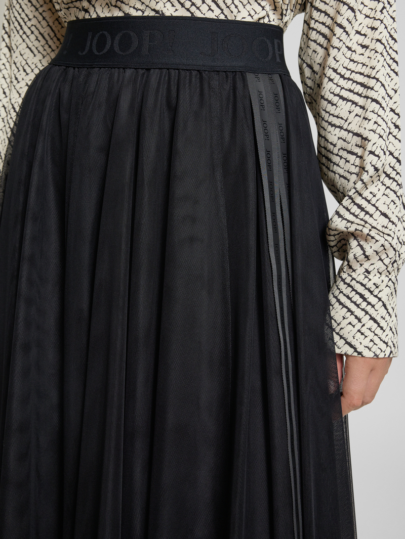 Joop! Midirok met label in band model 'Fridi'