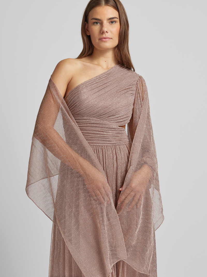 Unique Avondjurk met one shoulder-design