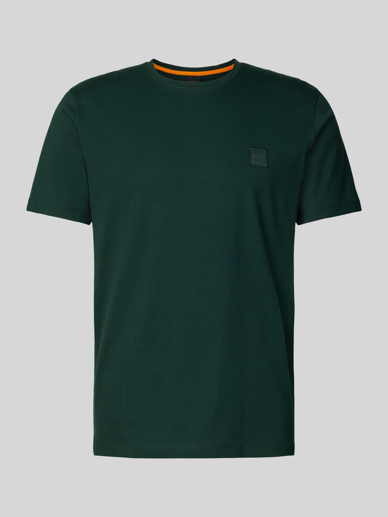 Boss Orange T-shirt met labelpatch model 'Tales'