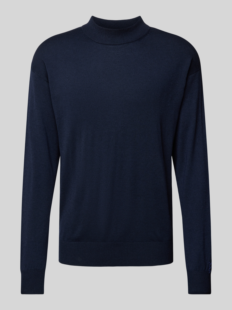Scotch & Soda Gebreide pullover met opstaande kraag model 'CORE'