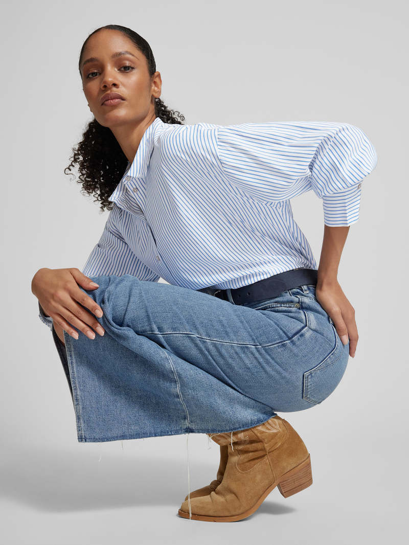 Vero Moda Oversized shirt met lange mouwen model 'NORA'
