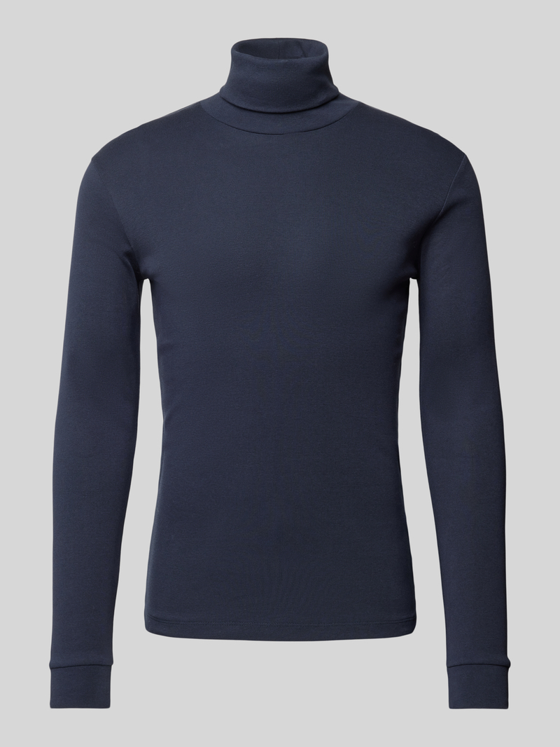 Marc O'Polo Regular fit turtleneck met mouwboordjes