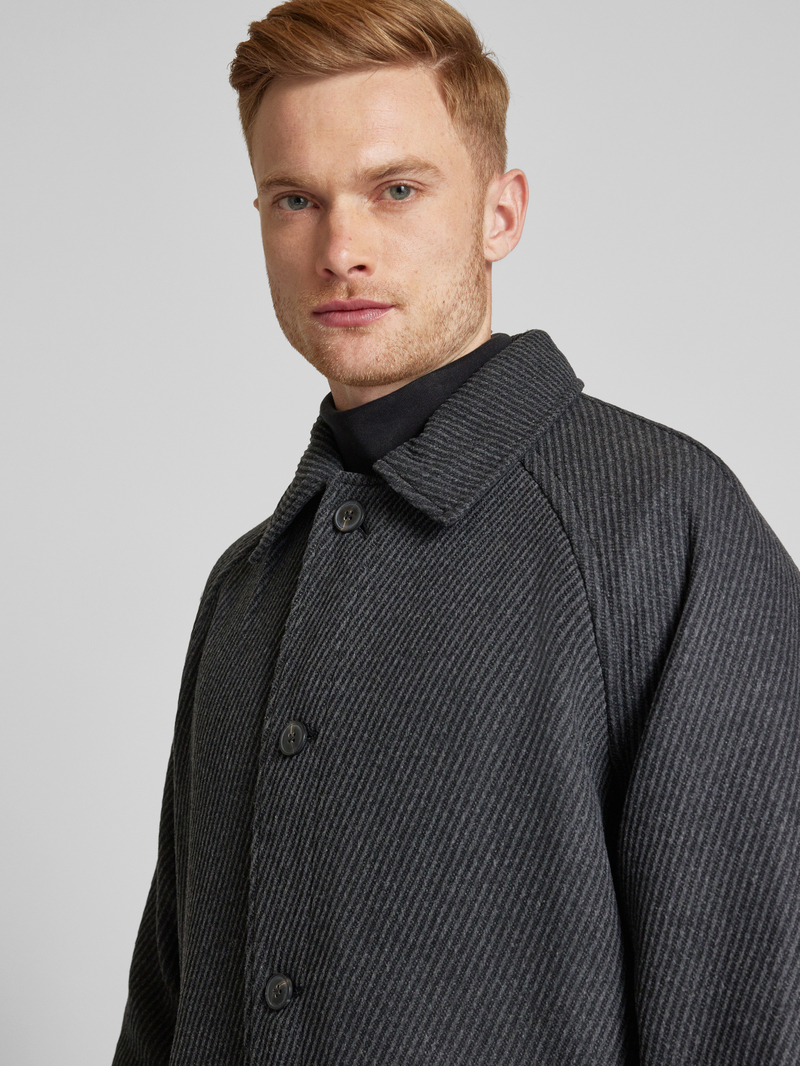 Boss Orange Lange jas met knoopsluiting model 'Ocozy'
