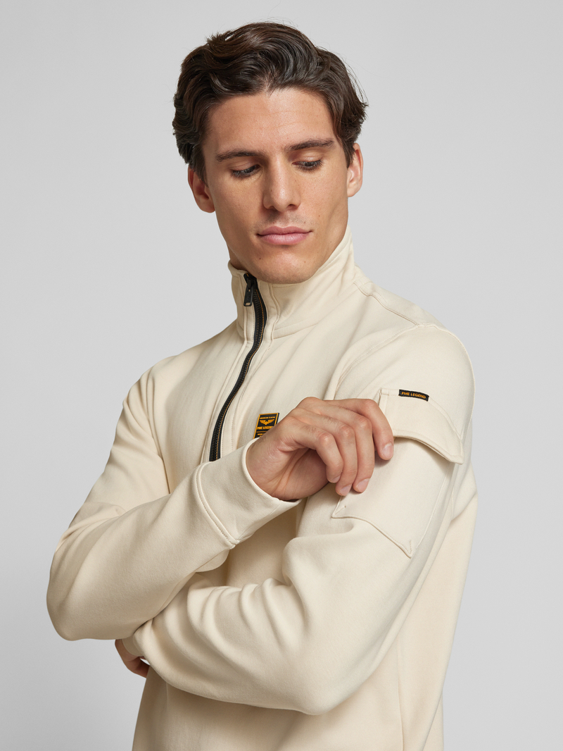 PME Legend Sweatshirt met opstaande kraag