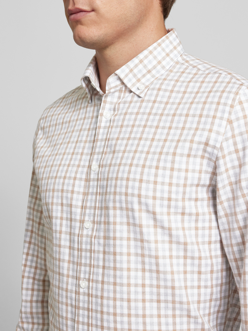 seidensticker Slim fit zakelijk overhemd met button-downkraag