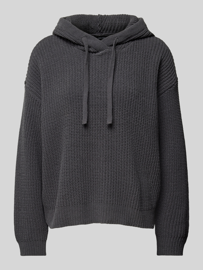 Vero Moda Geribde pullover met capuchon model 'NEAT'