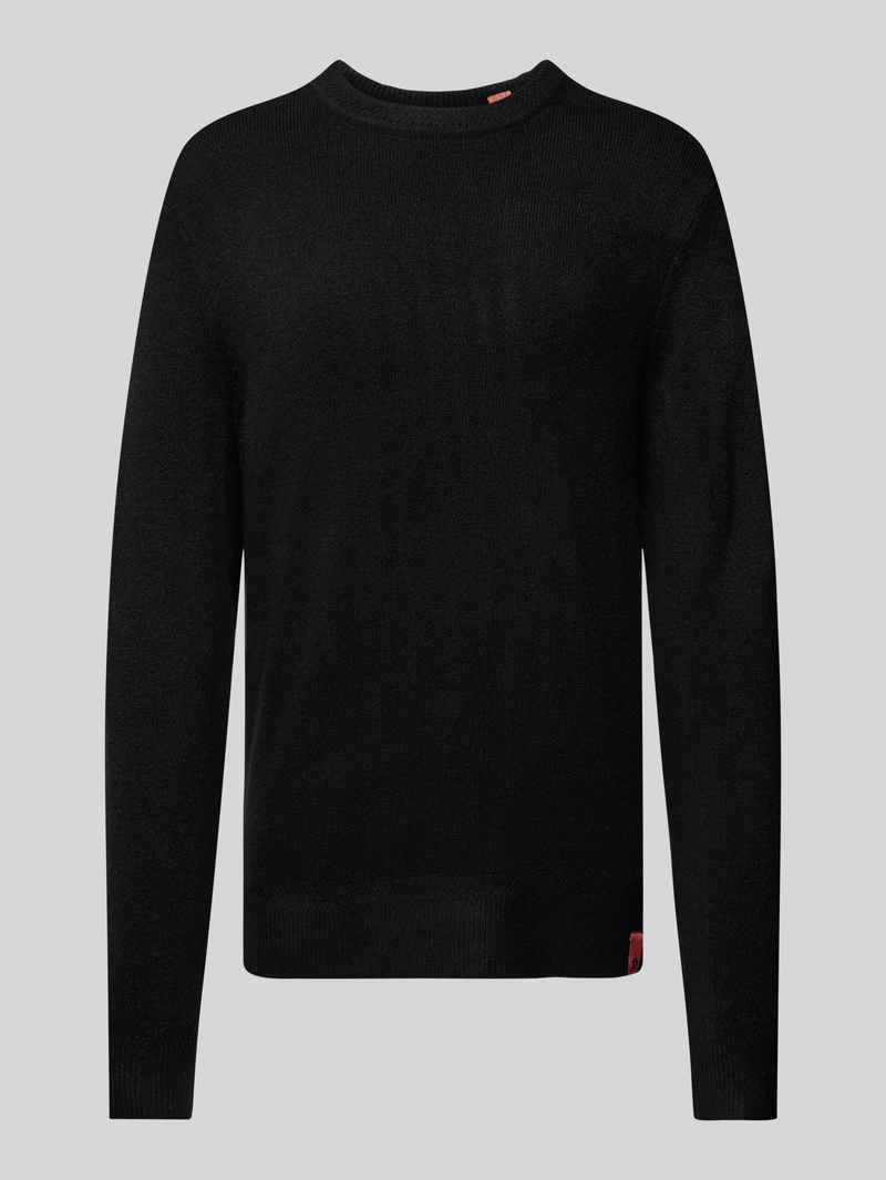 Scotch & Soda Regular fit gebreide pullover met ronde hals