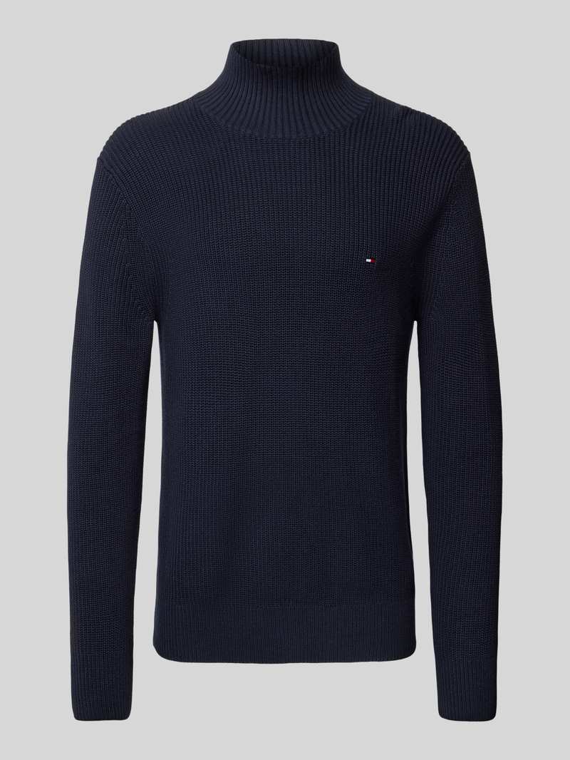 Tommy Hilfiger Gebreide pullover met opstaande kraag