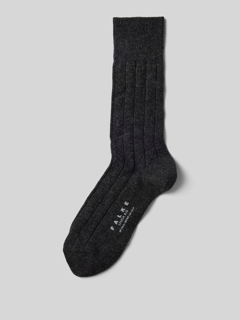 Falke Sokken met labeldetail model 'LHASA'