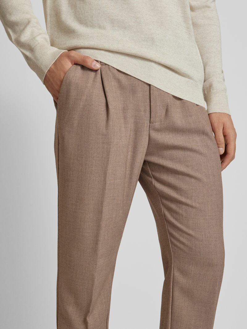 casual friday Regular fit broek met Franse steekzakken model 'Marc'