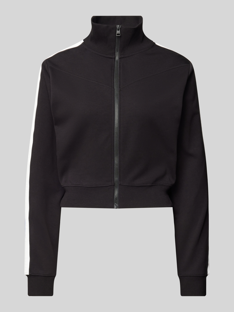 Hugo Blue Sweatjack met opstaande kraag model 'Doma'