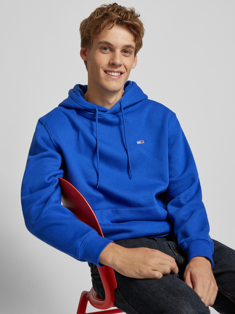 Tommy Jeans Regular fit hoodie met labelstitching
