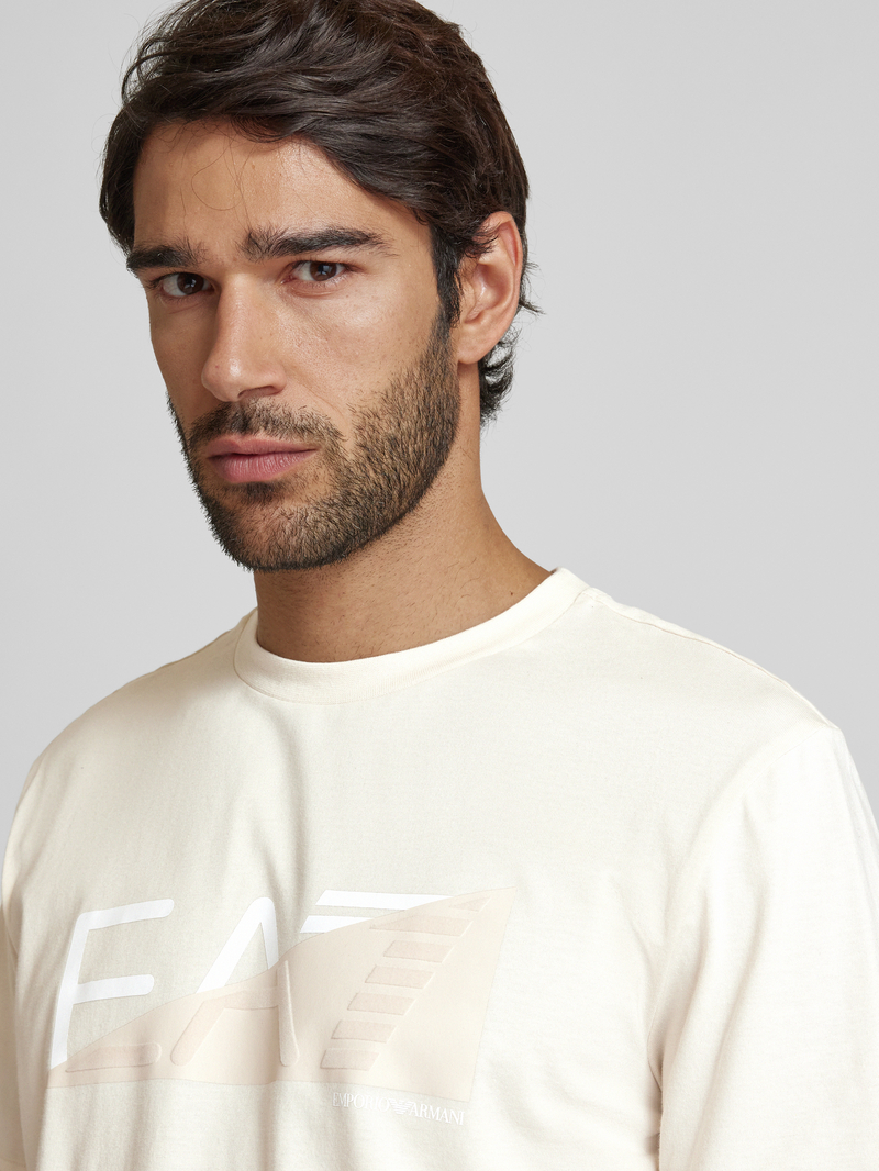 EA7 Emporio Armani T-shirt met labelprint