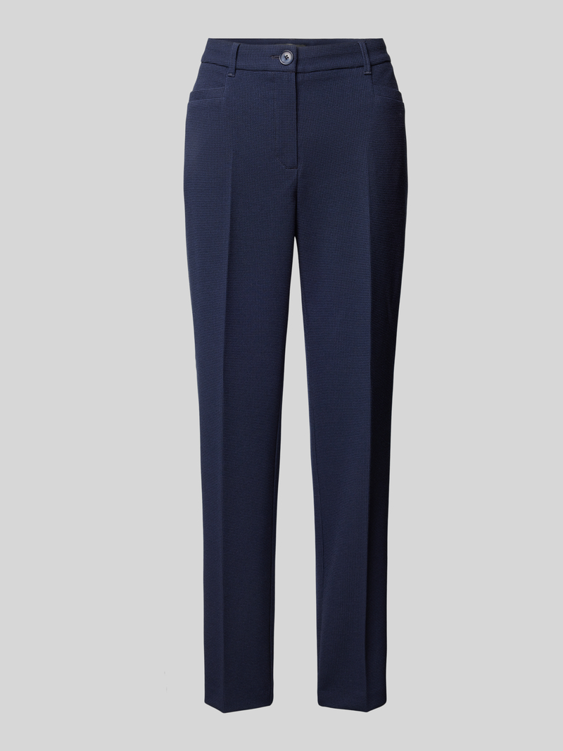 Betty Barclay Regular fit stoffen broek met structuurmotief