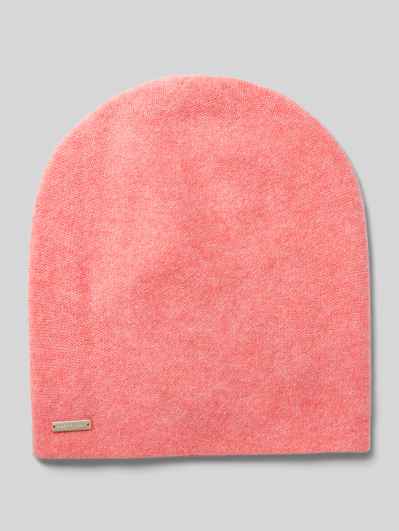 Seeberger Beanie met labeldetail