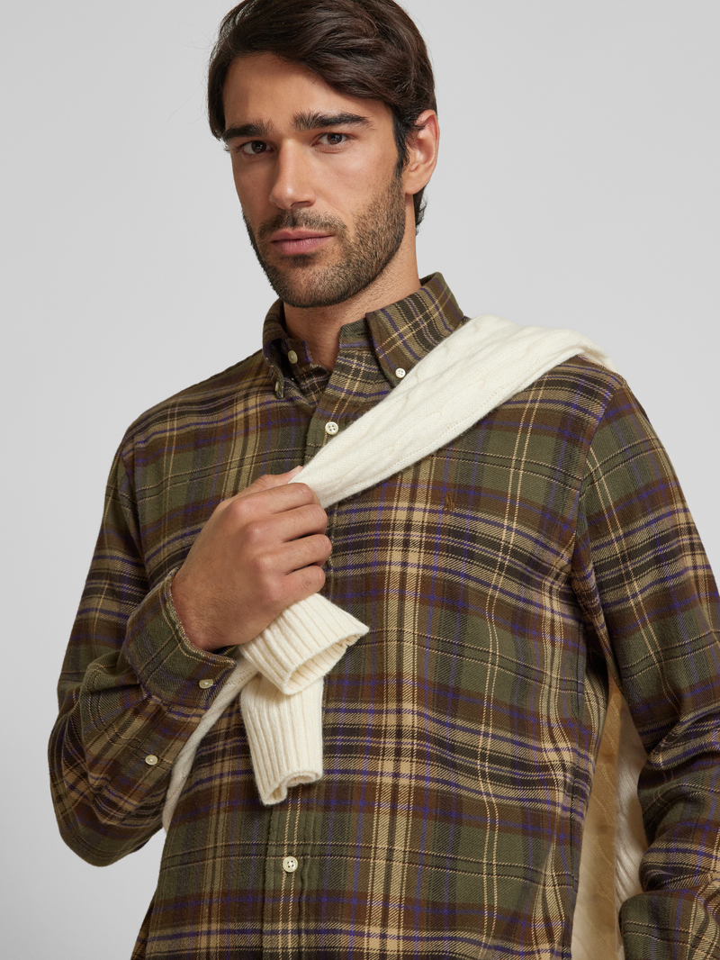 Polo Ralph Lauren Custom fit vrijetijdsoverhemd met logostitching