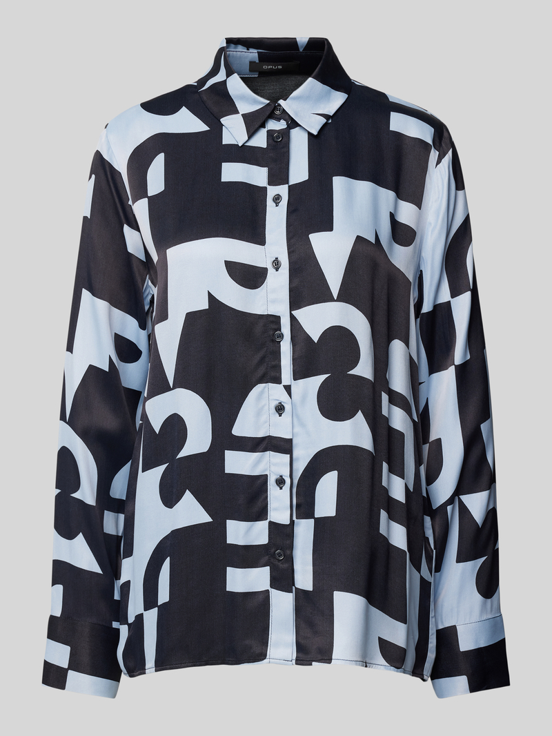 Opus Overhemdblouse met knoopsluiting model 'Falkina'