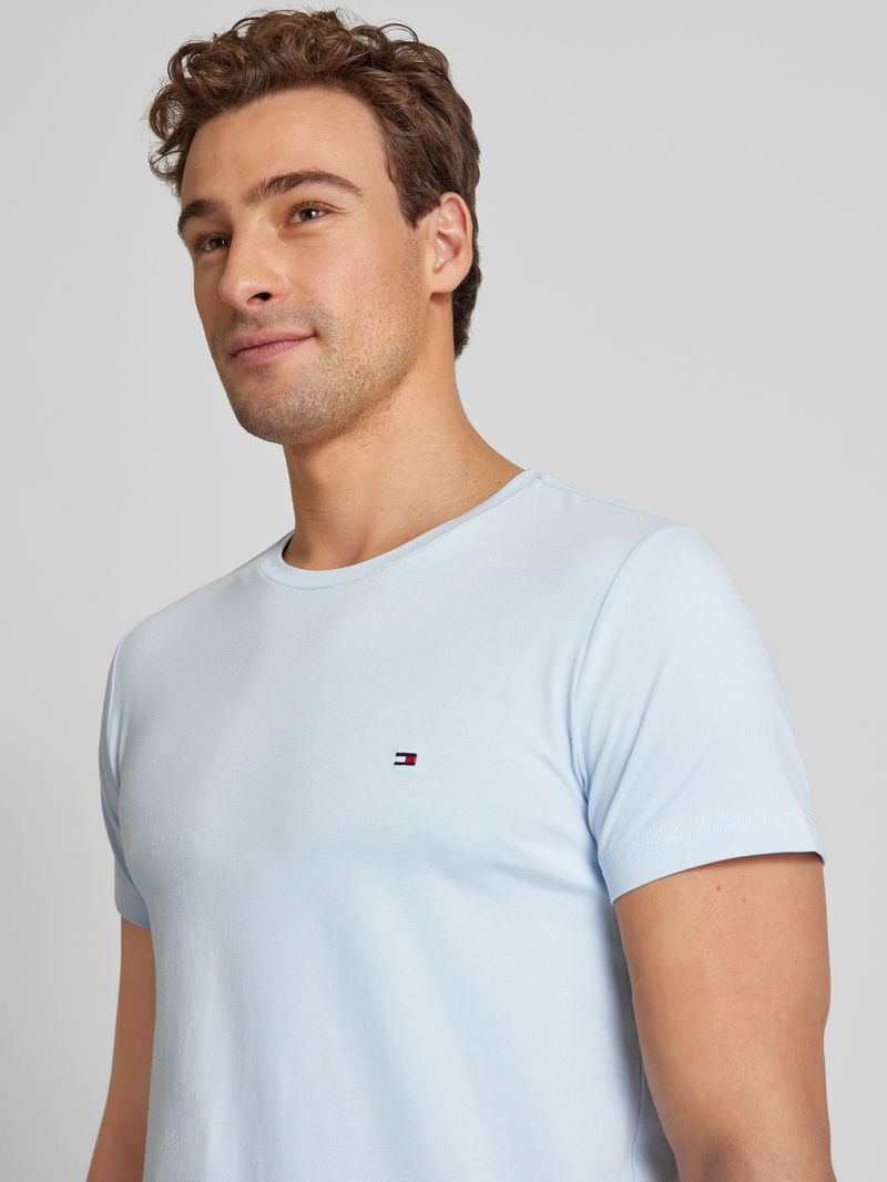 Tommy Hilfiger Slim fit T-shirt met ronde hals