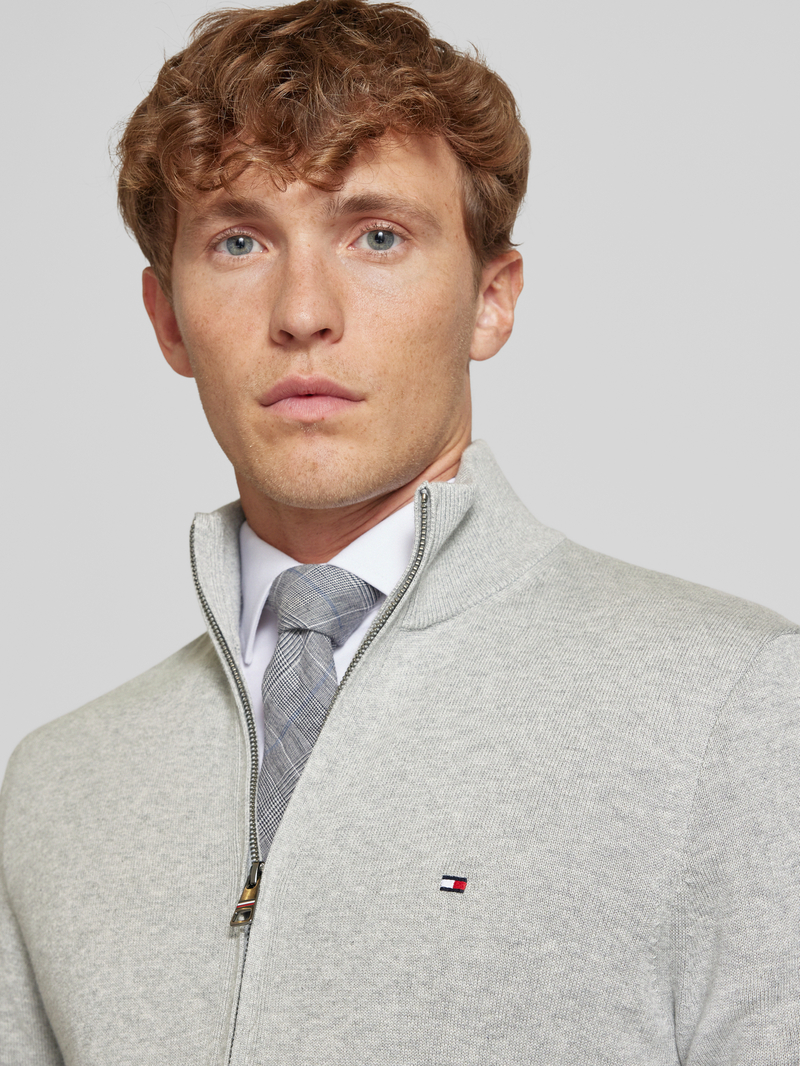 Tommy Hilfiger Gebreid vest met opstaande kraag