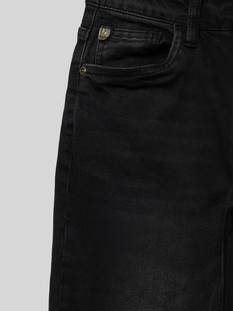 Garcia Loose fit jeans met labeldetails