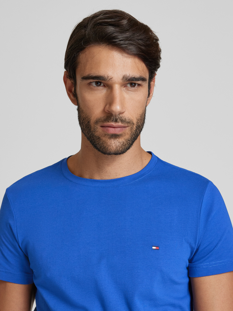 Tommy Hilfiger Slim fit T-shirt met ronde hals