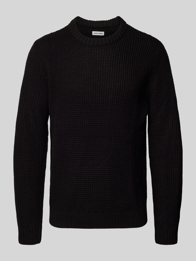 jack & jones Gebreide pullover met ronde hals model 'LIAM'