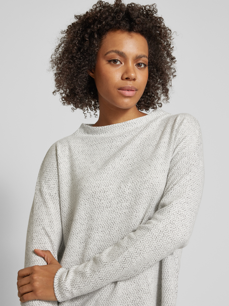 Opus Shirt met lange mouwen en extra brede schouders model 'Sicozy'
