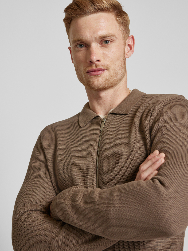 Selected Homme Cardigan met platte kraag model 'DANE'