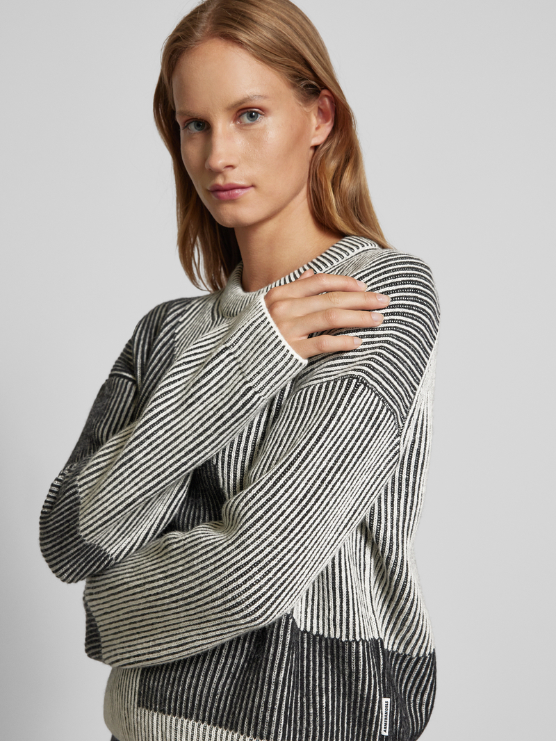 ARMEDANGELS Oversized gebreide pullover met ribboorden model 'MAYRAA'