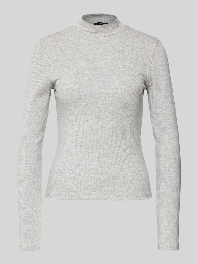 Vero Moda Shirt met lange mouwen en opstaande kraag model 'MARY'